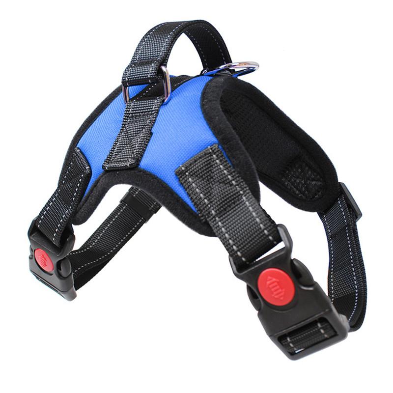 Dog Harness Reflective Adjustable Pet Harness No Pull Walking Training Small Medium Large Big Dogs Chest Strap Pet Accessories