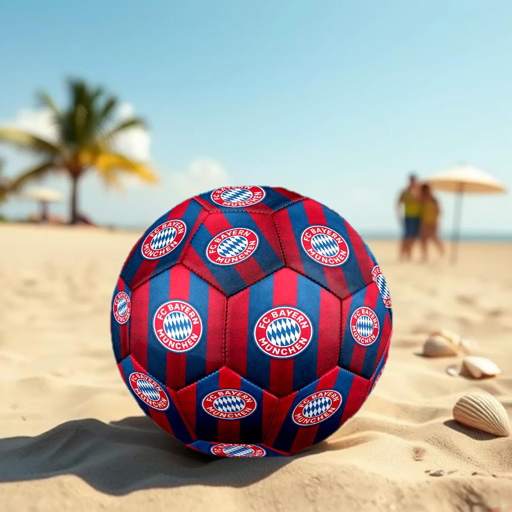 Bayern Monaco Pallone da Calcio Taglia 5 Alta Elasticità Pallone da Calcio Per Competizione All'aperto Allenamento Quotidiano Gioco
