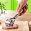 Kitchen Household Tools Stainless Steel Useful Loose Meat Tenderizers Meat Hammer for Steak Knock-sided for Steak Pork Supplies