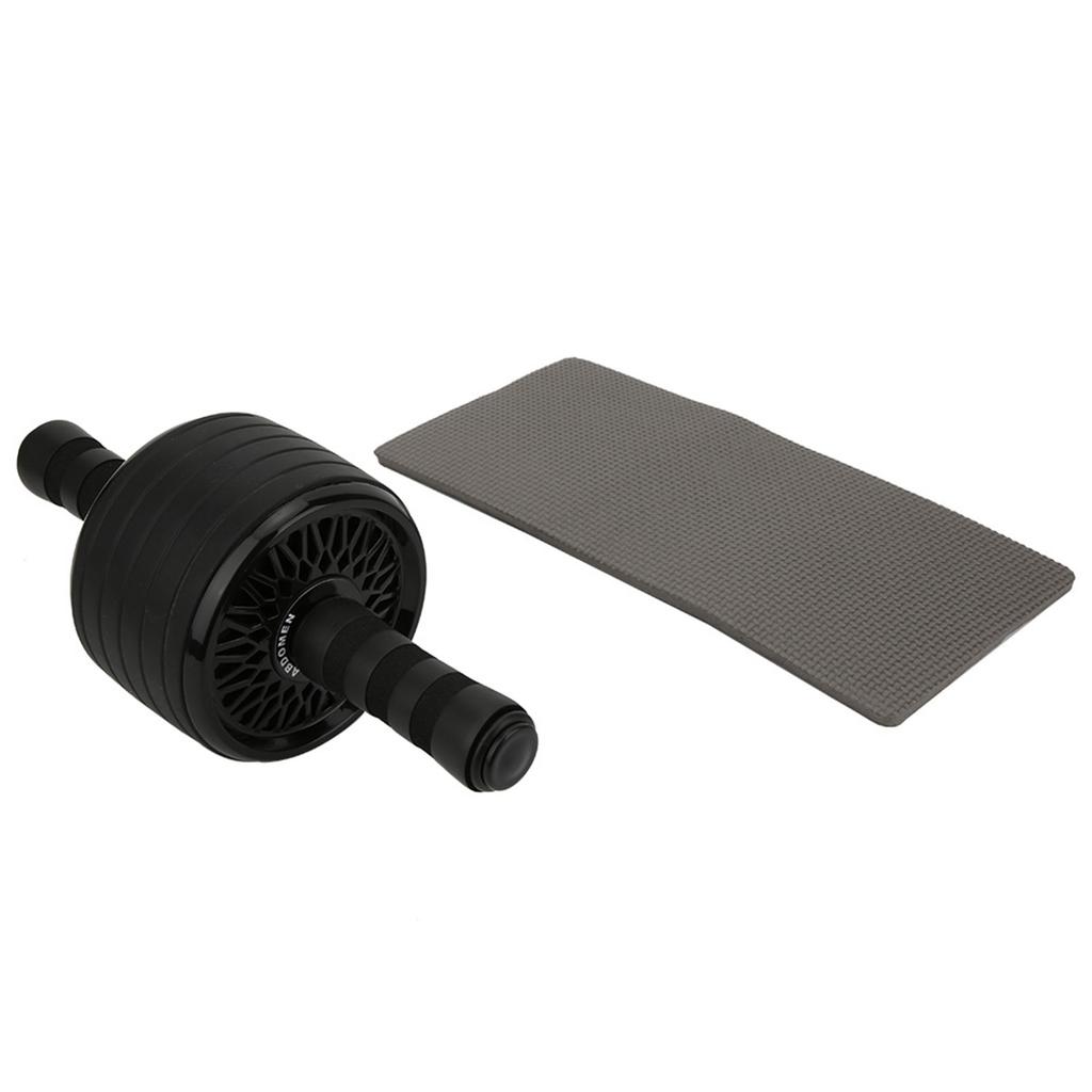 Rueda para Entrenamiento de Músculos Abdominales Rodillo Mango de Esponja Agarre Equipo de Ejercicio para la Cintura Gimnasio Fuerza Corporal Potencia Fitness