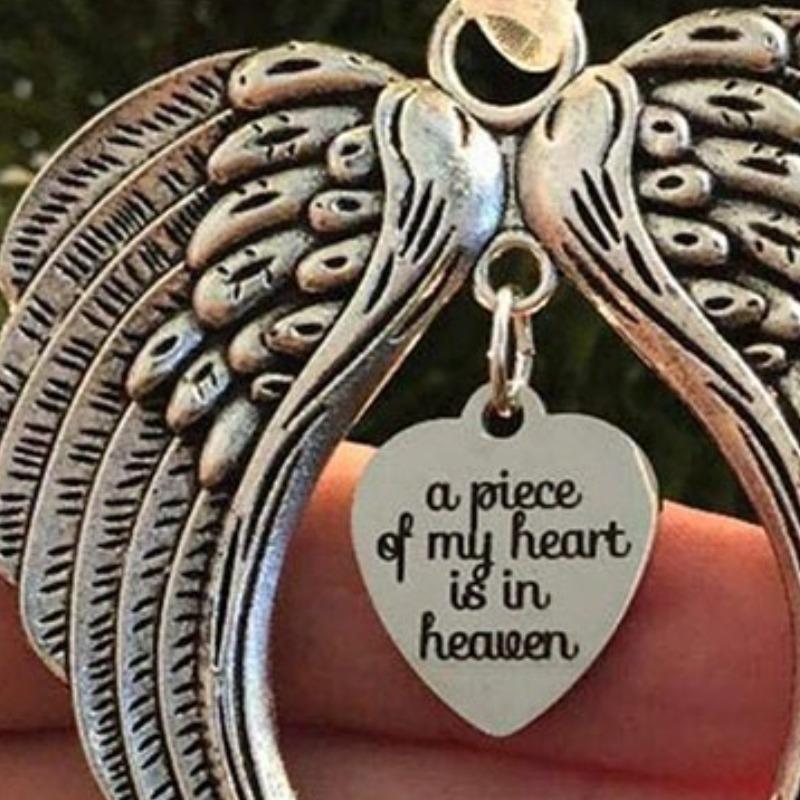 Angel Wings Round Photo Christmas Ornament - Practical Home Decor for Festive Celebrations and Memorable Moments Creativity