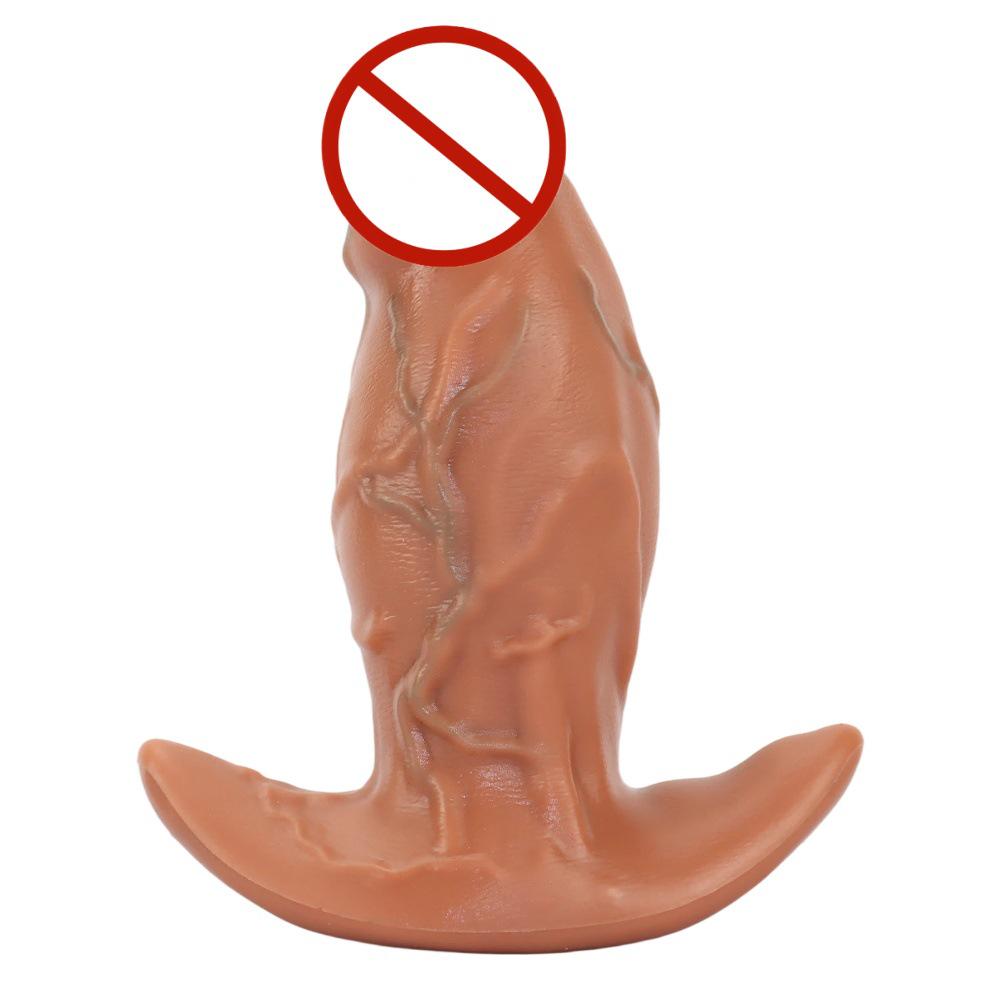 Realistic Wearable Silicone Dildo with Foreskin, Soft Veins, and Large Size for Men and Women