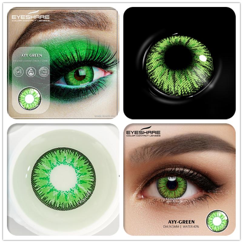 Eyeshare Cosplay Farbkontaktlinsen für Augen Ayy-Serie Kontakt-Make-up Sharingan Beauty Rote Kontaktlinsen Augenkosmetik Farblinsenaugen