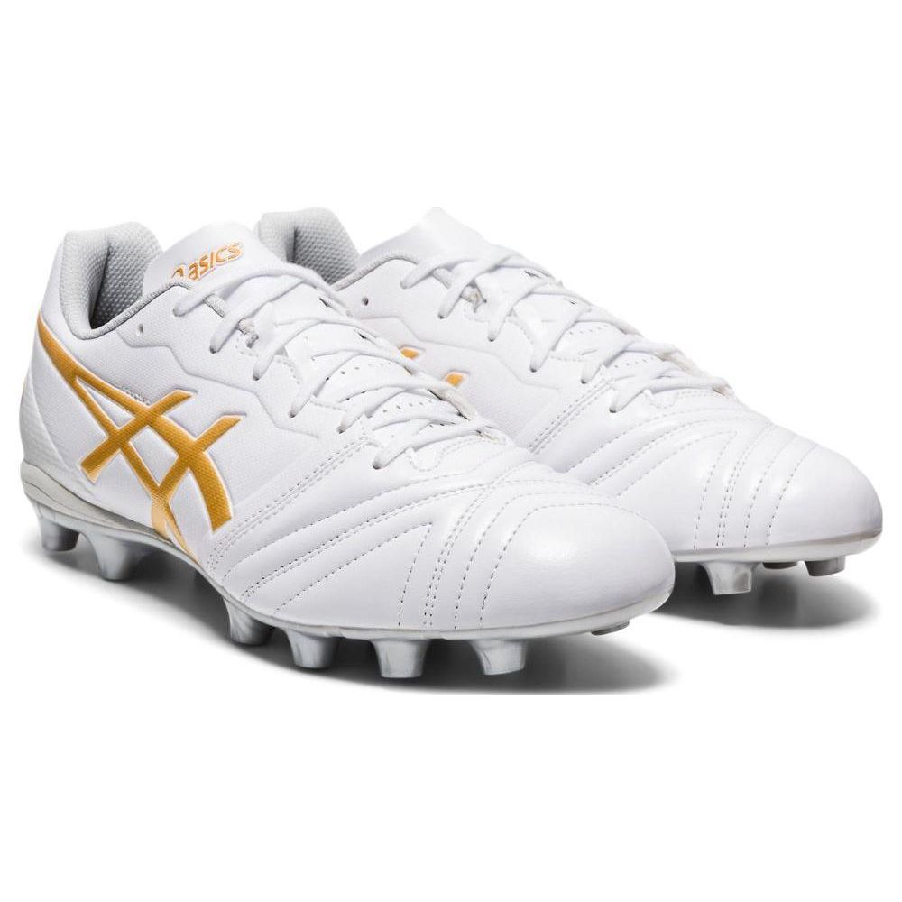 Asics Ultrezza Club Artificial Turf Durable Breathable Soccer Shoes Men sneaker White Platinum 1103A021-101