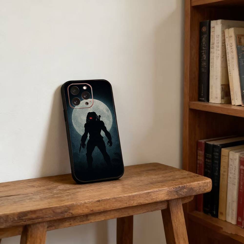 The P-Predator Phone Case For iPhone 17, 16,15,14,13,12,11 Plus,Pro Max, Others Soft Black Cover