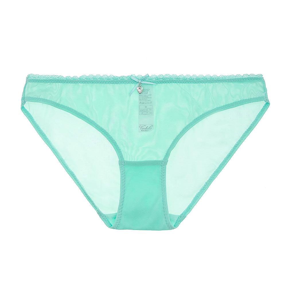 

Прозорі сексуальні жіночі трусики Varsbaby XL зелений