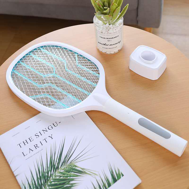 2025 Triple Grid Purple Light Mosquito Killer Lamp & Swatter