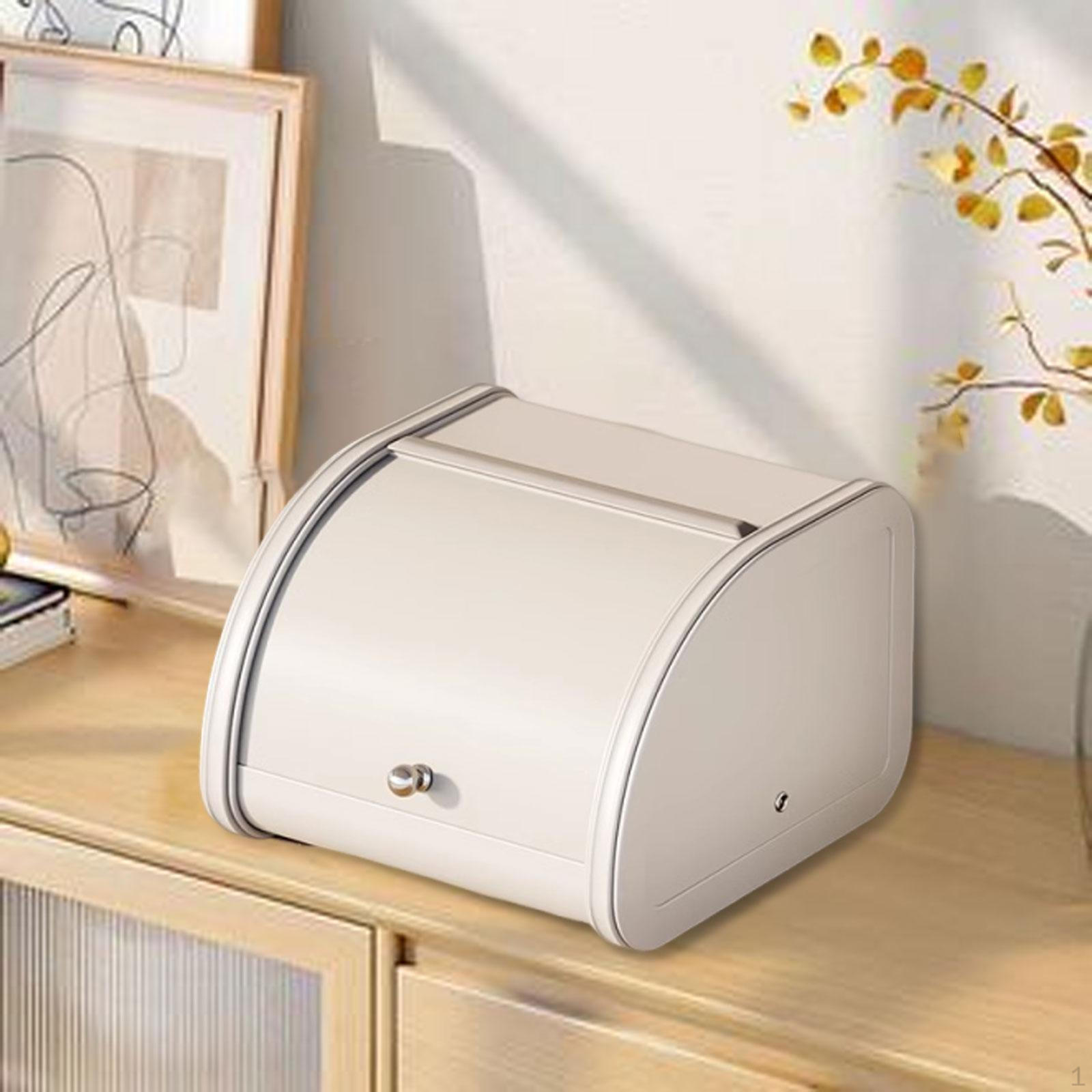 

Хлебница Контейнер Фермерский стиль Многоцелевой Держатель для ключей Органайзер для хранения для Пекарни Кладовой White 25x26x17cm