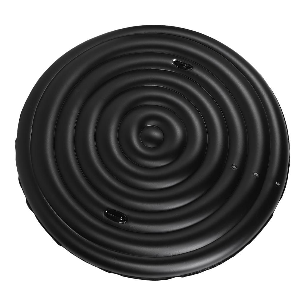 Inflatable Hot Tub Cover PVC Adjustable Inflatable Pool Protective Lid with Handles for Outdoor