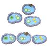 Simulated Water Pool Pond Figurines Miniature Micro Landscape Ornaments for Dollhouse Home Decorations DIY Gardening