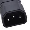 2Pack 10A 250V IEC320 C13 Female Power Plugs Adapters With Grounding Pin And Quick Connectings