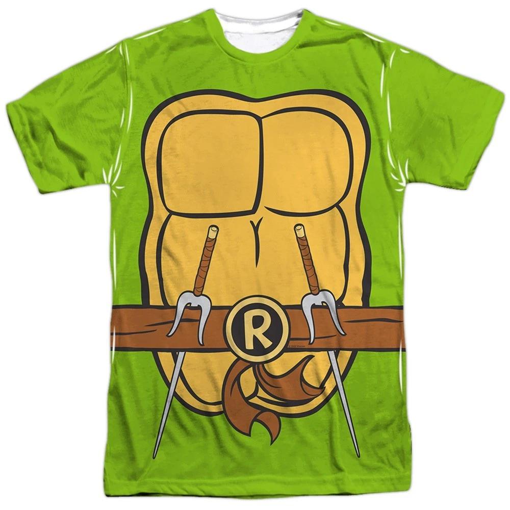 TMNT RAPHAEL COSTUME Licensed Sublimated Adult Graphic Tee Shirt SM-3XL M