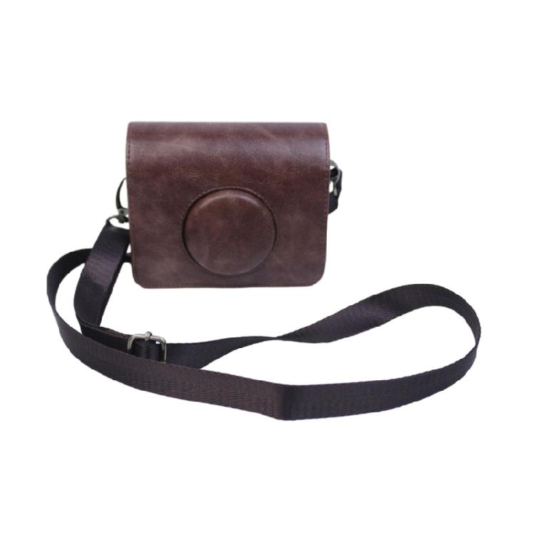 PU Leather Camera Case for Mini EVO Instant Camera with Adjustable Strap