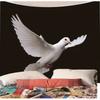 White Dove Animal Theme Digital printing polyester wall tapestry suitable for use in living rooms bedrooms offices bars party