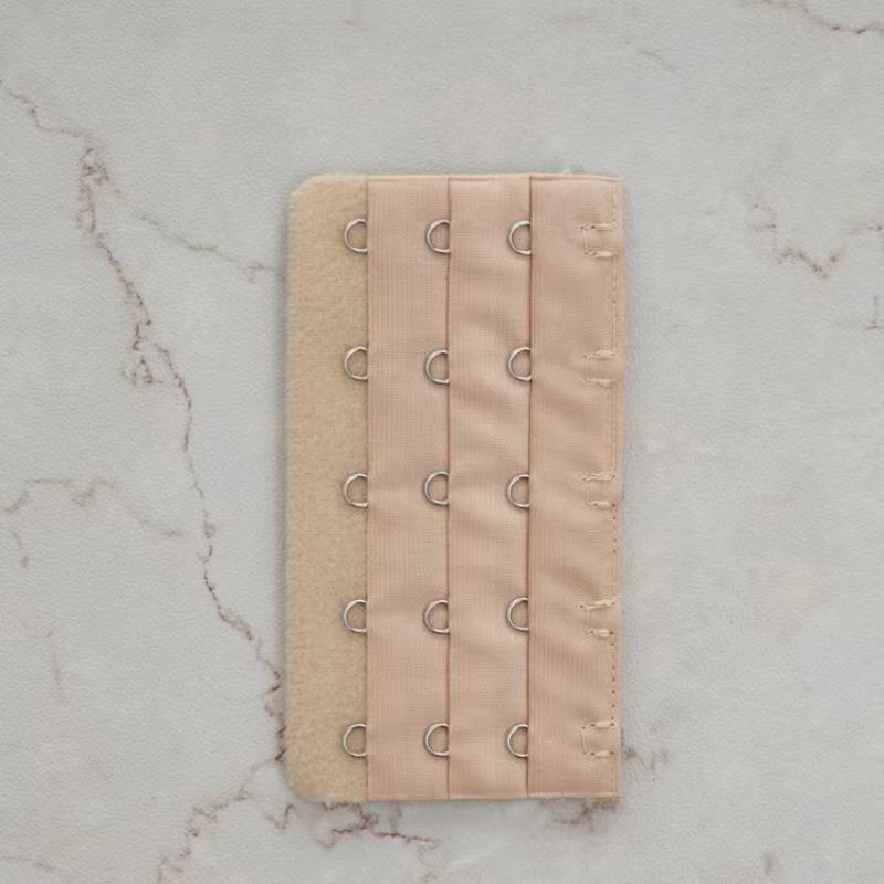 

1 шт., женский регулируемый удлинитель для бюстгальтера, удлинитель с крючками для бюстгальтера, аксессуары для нижнего бюстгальтера, удлинитель ремня с пряжкой, 5 крючков 1PC бежевый