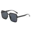 Korean Style Unisex Square Frame Sunglasses - Slimming, Versatile, Street Fashion