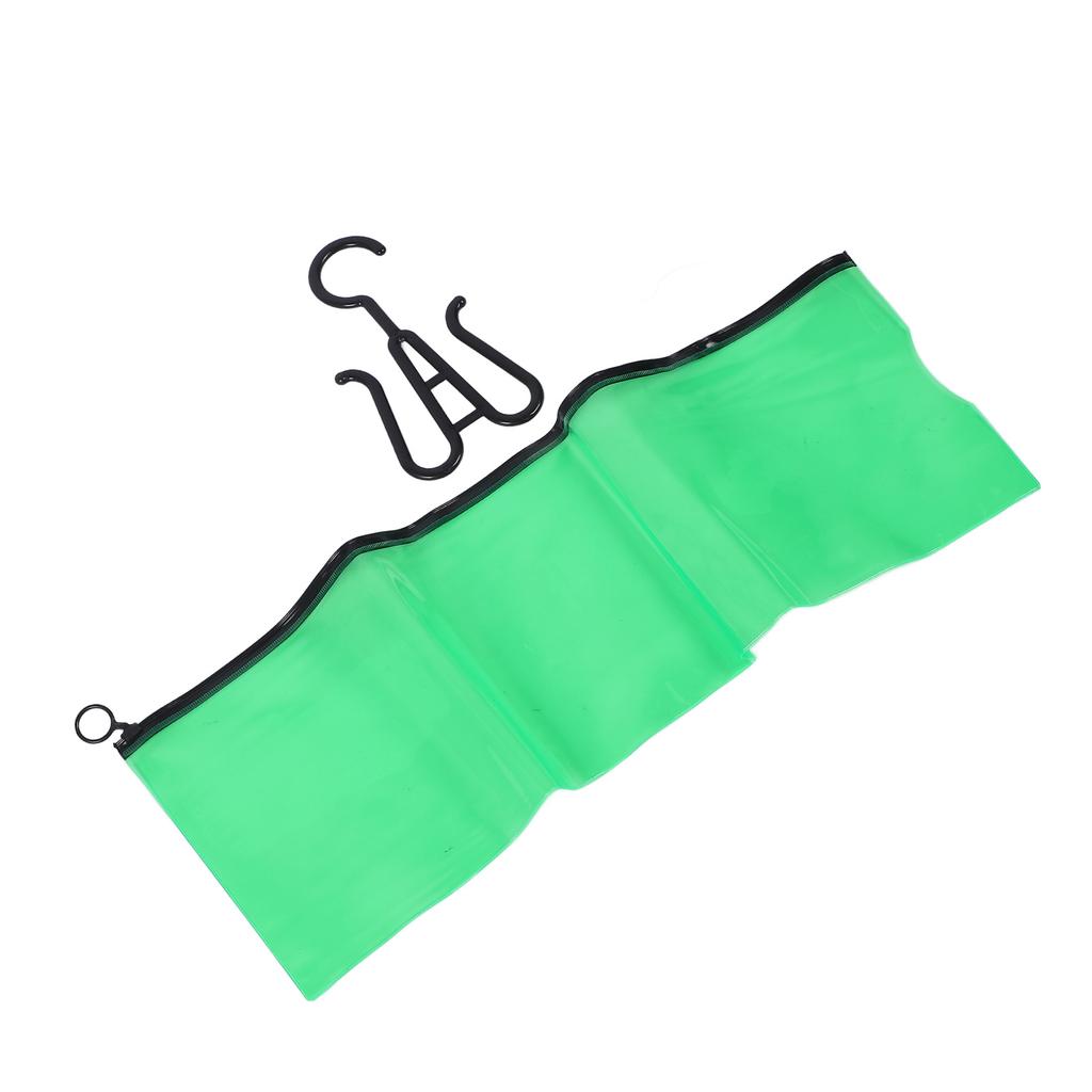 5pcs Wig Storage Bag Transparent PVC Hair Extension Holder With Hangers for Home Large Size