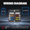 12v fuse holder 12V 32V 100A For Auto Car Boat Marine Plastic Cover 6 Ways 12 Ways Blade Fuse Block M5 Stud With 12V Fuse Box