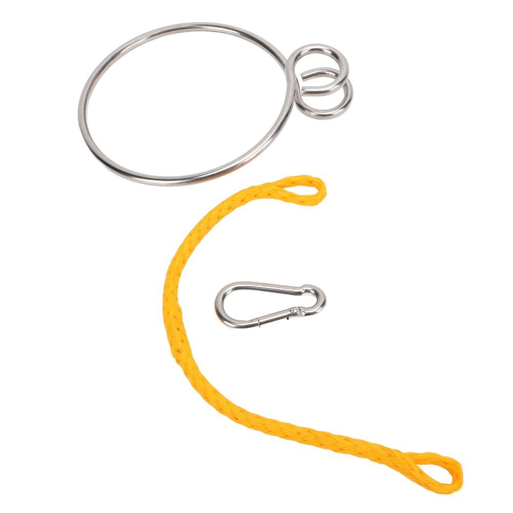 6mm Diameter Boat Retrieval Ring 316 Stainless Steel Marine Retrieval Device Emergency Rescue