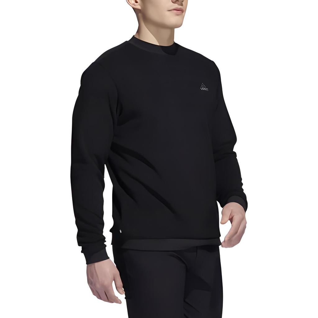Adidas Sweatshirts Men's Black Crew Neck Moderate Other HN4551
