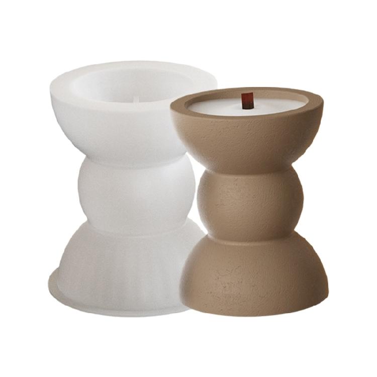 Multipurpose Sturdy Silicone Mould for Round Candle Accessory Portable for Artistics and Craft Supplies Lovers