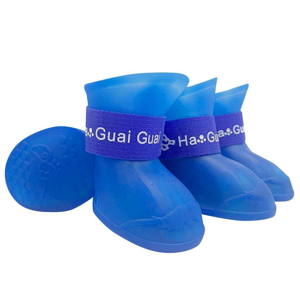 Buty dla psów antypoślizgowe nakładki na stopy, małe psy i koty, miękkie podeszwy, wodoodporne kalosze