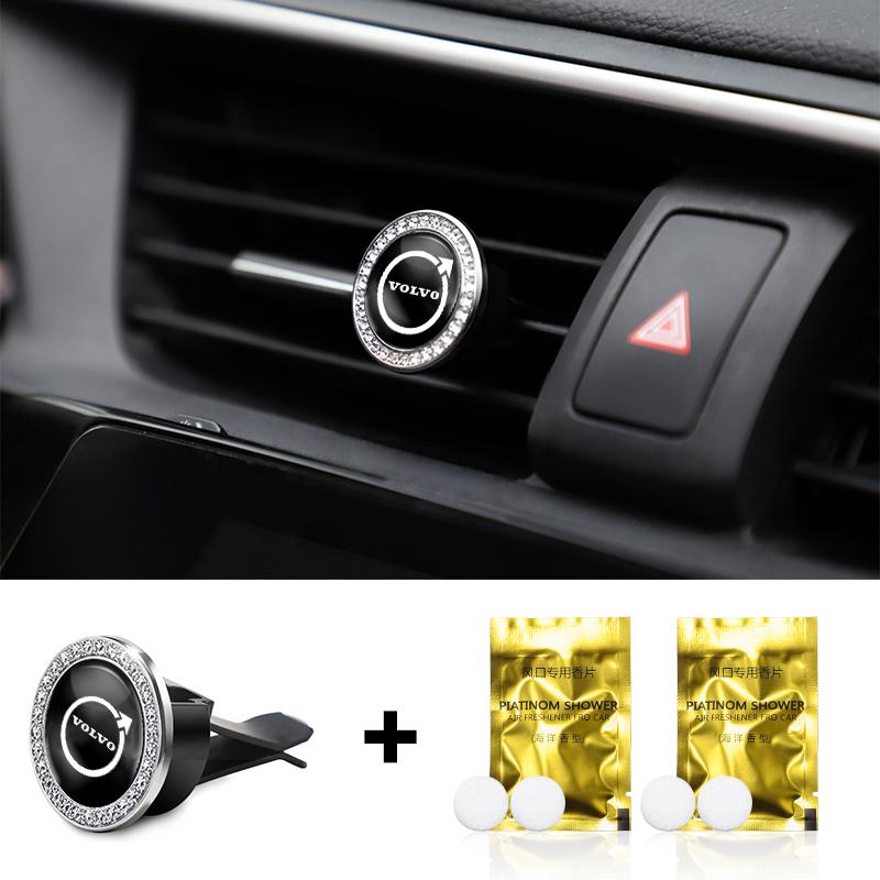 Car Freshener Solid Perfume Air Conditioner Vent Mount Clip For Volvo V90 S90 XC90 V60 XC60 V40 S60 V50 XC40 T6 EX90 C40 S40 C70