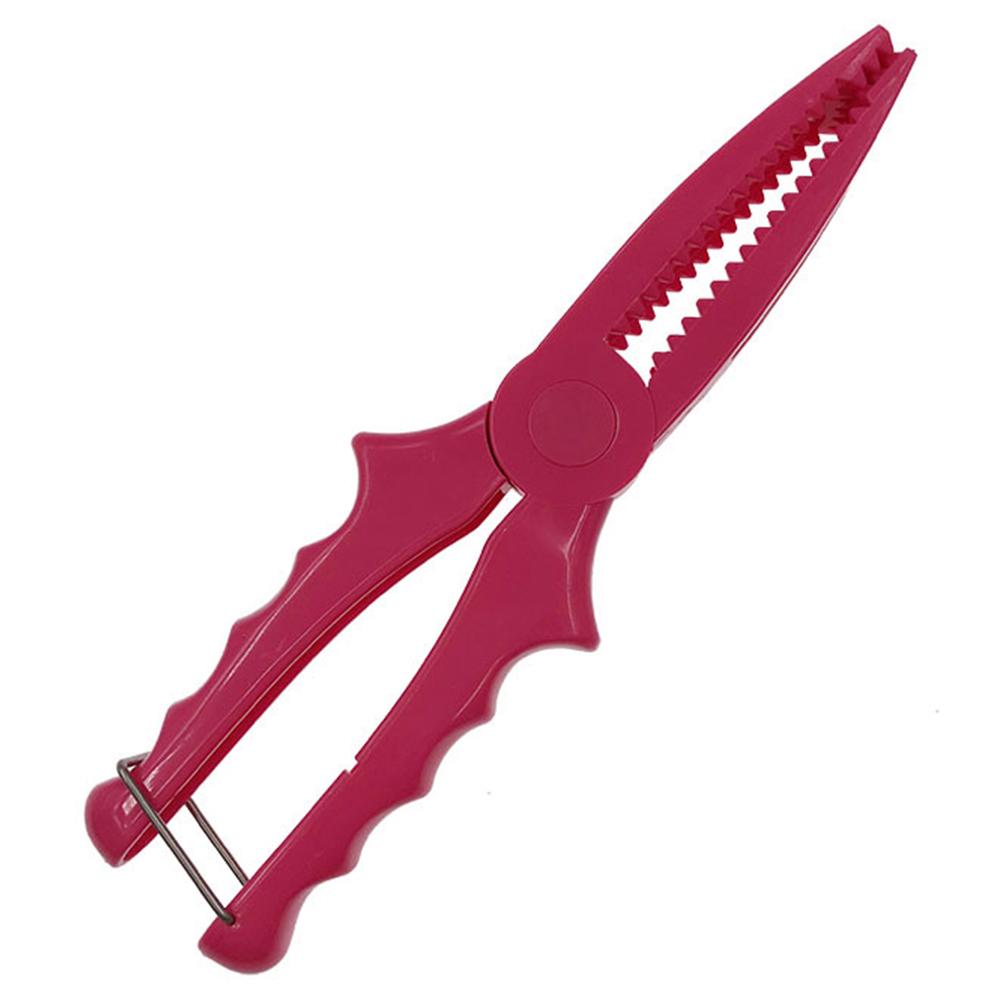 New Fishing Pliers ABS Plastic Fish Clamp Grip Catch Tongs Fishing Release Scissors Pliers Fish X9S6