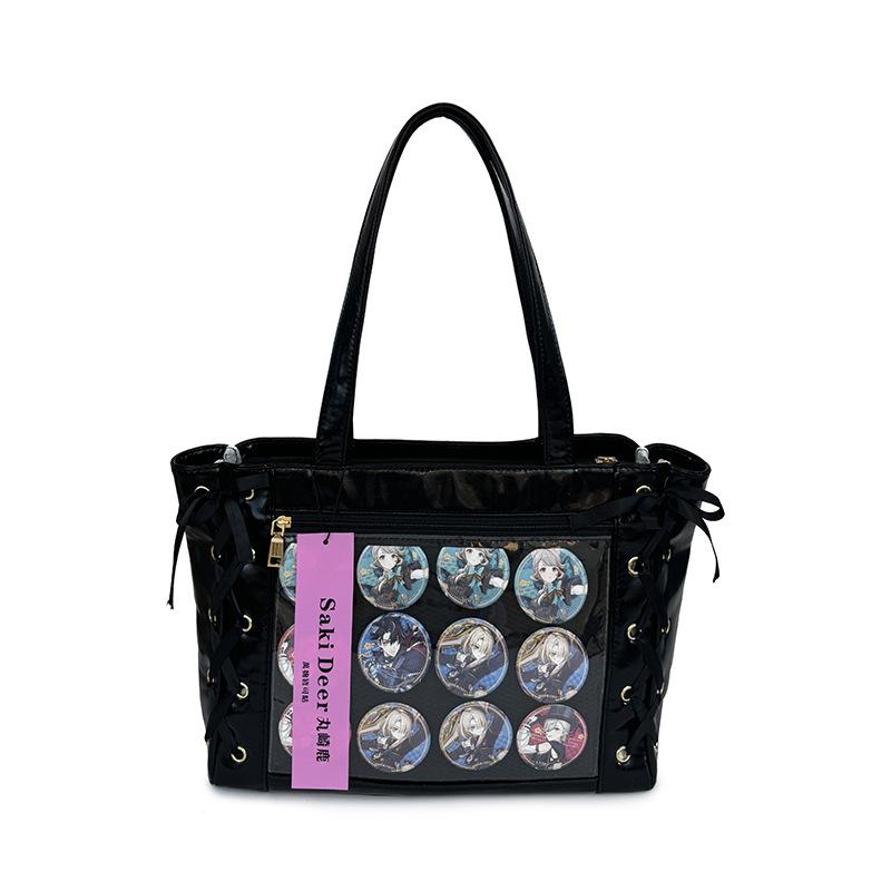 Today's popular ribbon large-capacity bow transparent baby bag pain bag