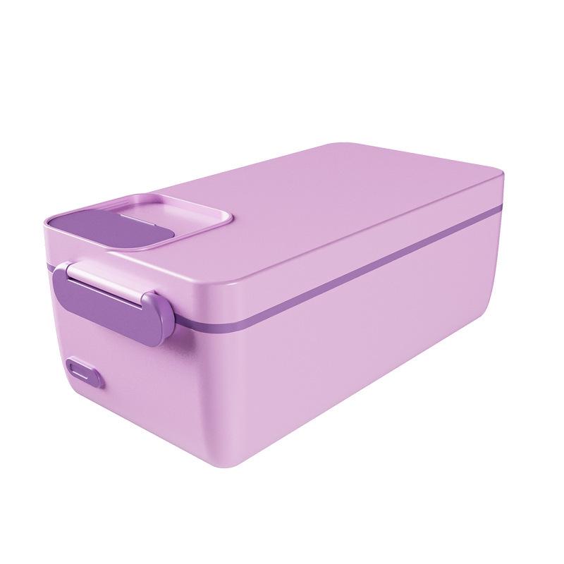 Portable Large-Capacity Electric Rice Cooker with Heatable 304 Stainless Steel for Office and Travel