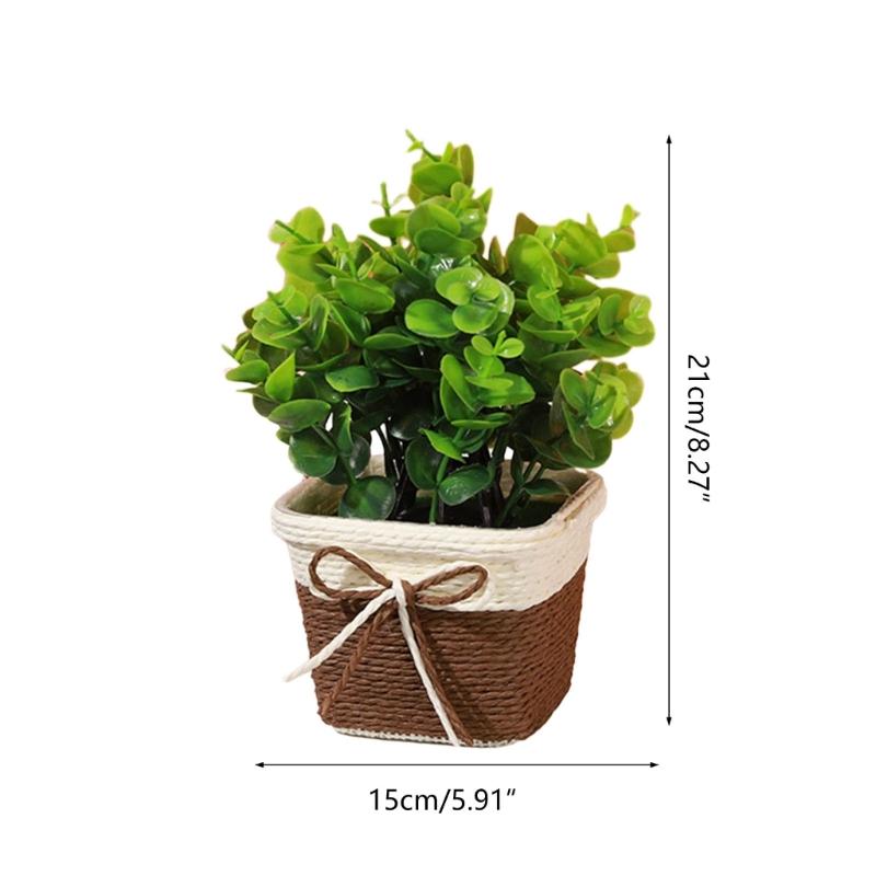 Tabletop Artificial Flower Decorations Simulation Potted Plant Ornaments