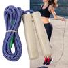 Jumping Rope Wood Handle Adjustable Strong Flax Weaving Long Rope Fat Burning Professional Adult And Children Fitness Exercise