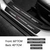 VOQO2 4Pcs Car Door Sill Protector Stickers For BMW M F10 F20 E83 E90 E92 E93 X1 X5 X6 F30 G03 E43 E53 E63 E84 Auto Decor Accessories