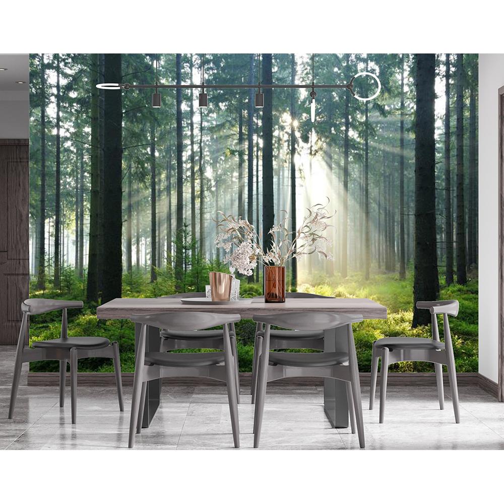 3d Wald Tapete Moderne Wald Baum Wandbild Wohnzimmer Restaurant Hintergrund Wald Wandmalereien