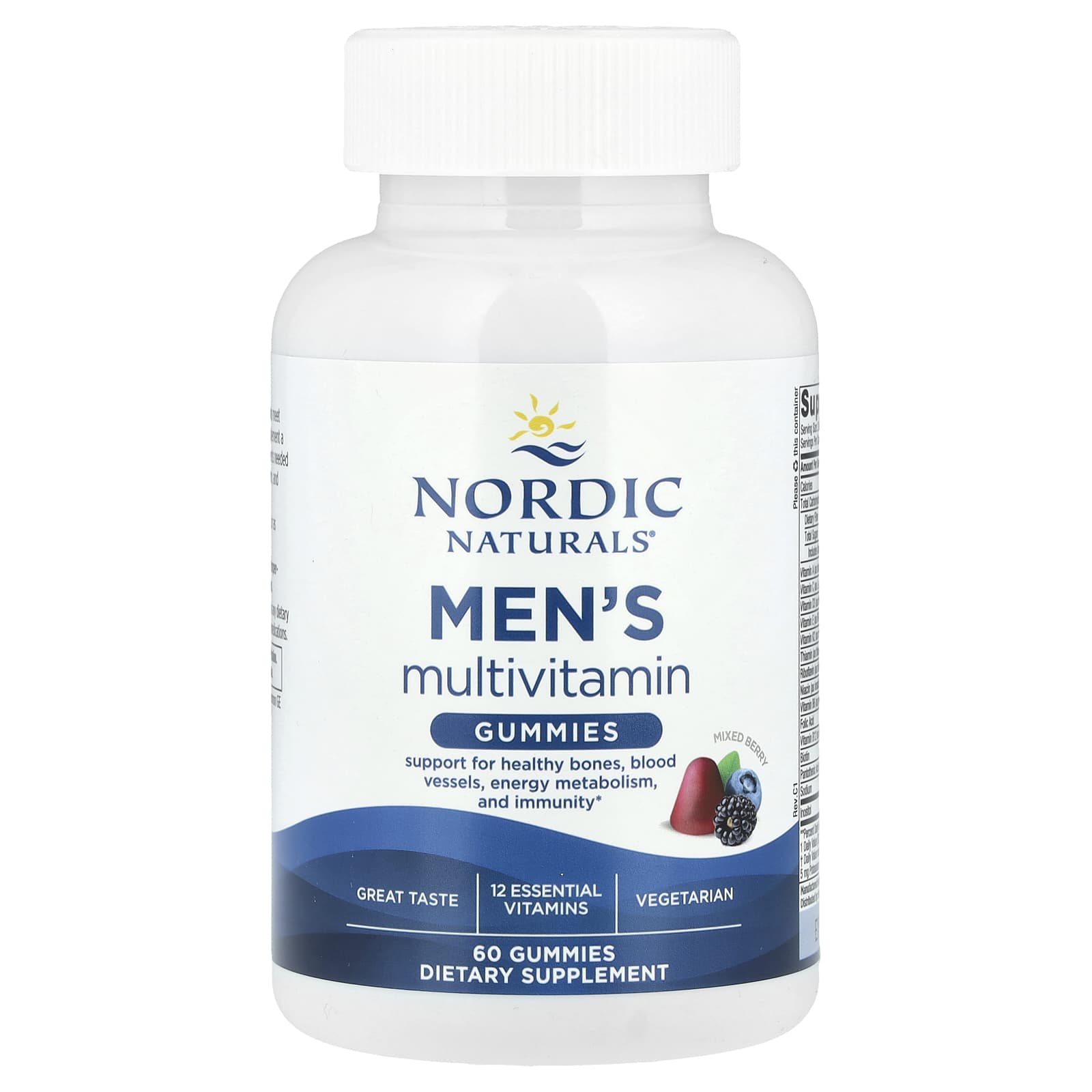 

Men s Multivitamin Gummies, Mixed Berry, 60 Gummies