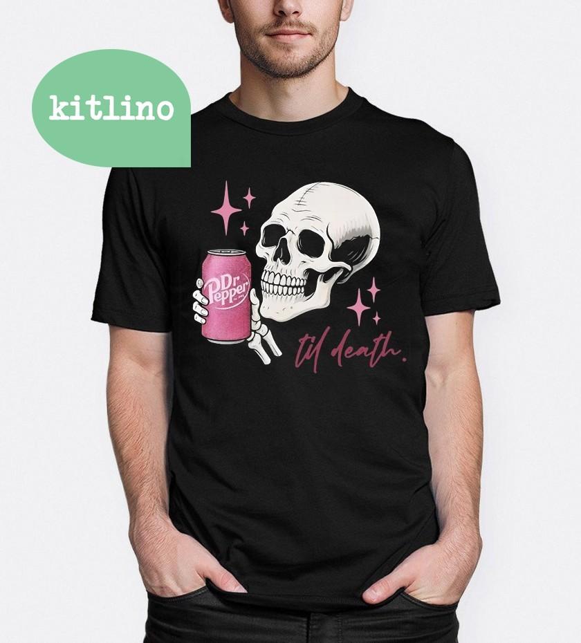 Dr Pepper Череп До Смерти F73871 Унисекс Футболка XL