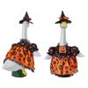 Halloween Porch Goose Costume Dress with Hat Festive Yard Decoration Outfit Suitable for Large Outdoor Goose or Bird Holiday Display