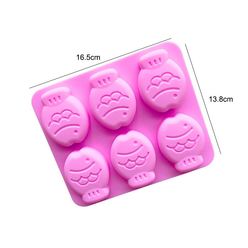 Under The Sea Chocolate Mold Carp Fish Soap Silicone Mould Marine Animal Ice Cube Tray Whale Dolphin Penguin Candy Gummy Tools