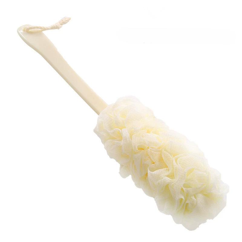 Long Handle Back Brush Body Scrubbers Shower Hanging Body Brush Sponges Soft Mesh Bath Shower Brushes Bath Accessories for Adult