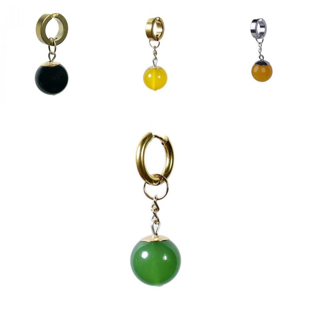Cosplay As Goku Black With These Light-weight Agate Earrings