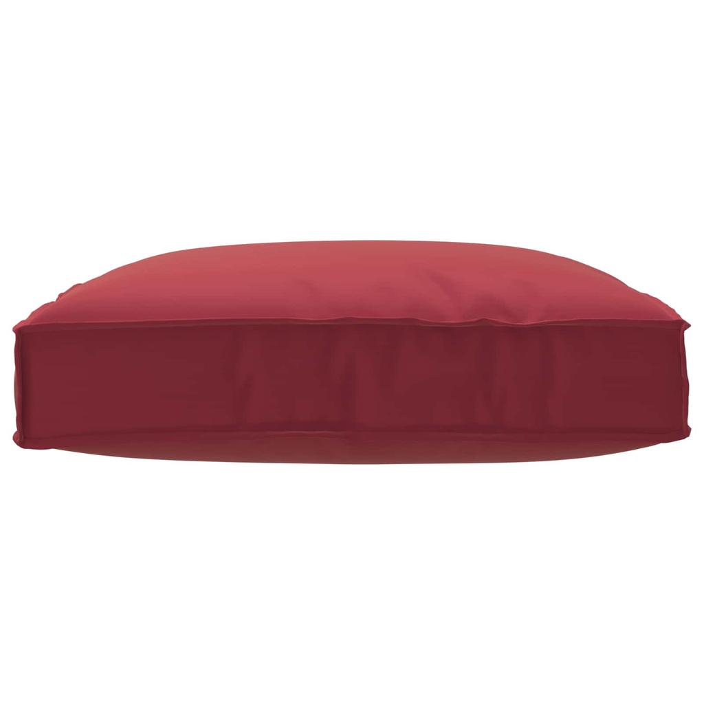 Cushion Burgundy 80 x 80 x 12 cm Oxford Fabric