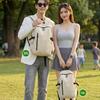 12L Unisex Sports Shoulder Bag Travel Commuter Student School Bag Off-White