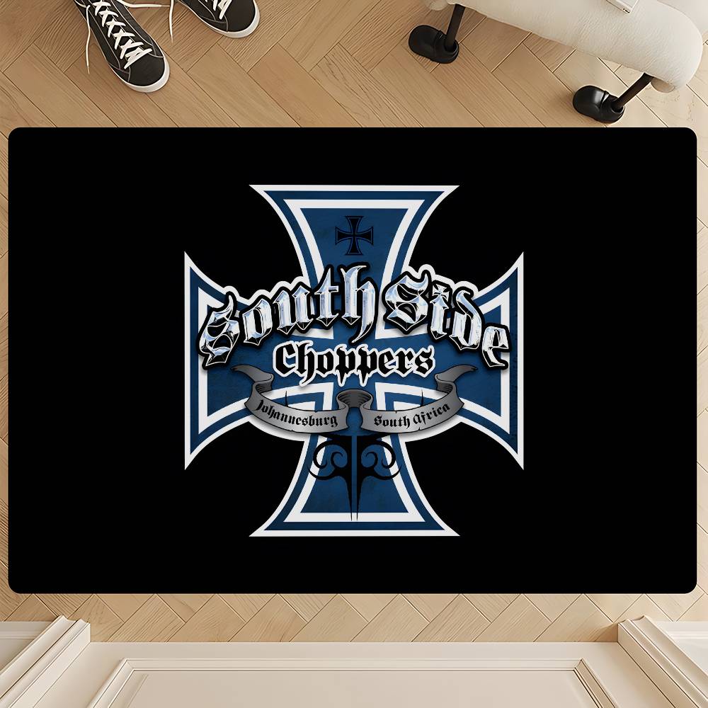 West C-Coast C-Choppers Floor Mat Anti-slip Absorb Water Long Strip Cushion Bedroon Mat Alfombra