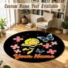 Die Biene Maja Personalized Round Rug Support Custom Name, Soft Home Decor Mat