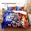 Anime Black Clover Asta Bedding Set 3D Printed Duvet Cover Pillowcase For Otaku Bedroom Home Textile Twin Full Queen King Size