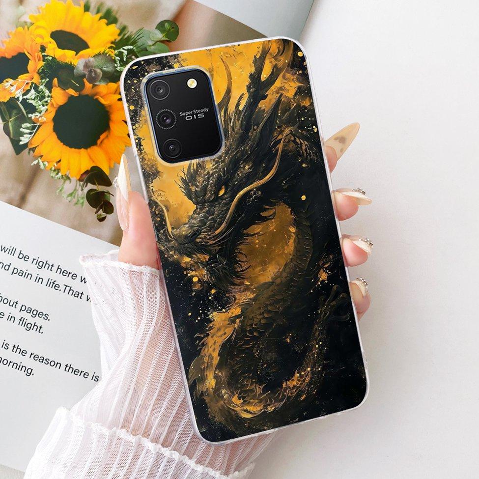 Clear For Samsung S10 Lite Case Cute Fashion Butterfly Funny Painted Casing For Samsung Galaxy S10 Lite SM-G770F SM-G770U1 Cover
