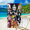 1pc NARUTO (3) Beach Towel, Beach and Seaside Swimming Pool Equipment, Fashion Pattern, Rectangular, Travel Essentials