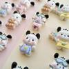 20/100PCS Cartoon Dog Resin Accessories Handmade DIY Cream Droplet Phone Case Hair Clip Keychain Material
