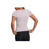 Under Armour Train Seamless Round Neck Fashion Versatile Quick Dry Short Sleeve Regular T-Shirt Women Tops Gray 1379149-015