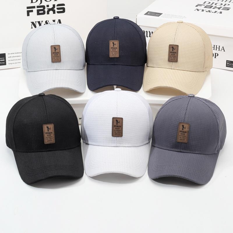 Hut Herren Frühling Sommer Baseballkappe Outdoor Sonnenschutz Anglerkappe Atmungsaktive Sportkappe